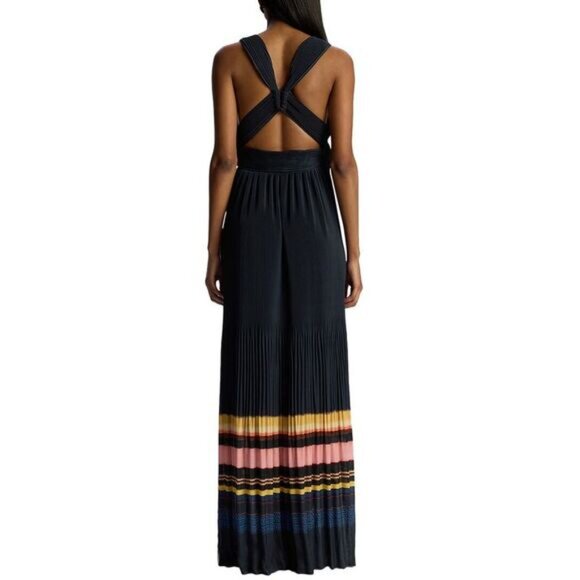 A.L.C. Black Everly Pleated Gown - Picture 2 of 2